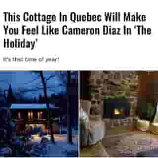 If you're like Cameron Diaz' character, and you're craving a change of scenery, this quaint cottage in Gore, Quebec could be just what you need for a little holiday of your own.⁠
⁠
*Click the link in @mtlblog bio for the full story! ⁠
⁠
📸: @airbnb⁠
⁠
#airbnb #cottageseason #chaletlife #quebec #québec⁠
