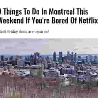 From Christmas tree shopping and visiting holiday villages to Black Friday deals and trying Fruit Loop waffles, there's a multitude of things to do in Montreal this weekend.⁠
⁠
*Click the link in @mtlblog bio for the full story! ⁠
⁠
📸: Jani Godari via @unsplash⁠
⁠
#microadventure  #montrealigers #montreality #mtlmoments #montrealcity #montreallife #mtlfood #exploremontreal #blackfridaysales