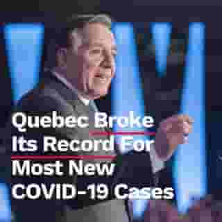 Quebec just broke its record for most new COVID-19 cases reported in one day.⁠
⁠
The province recorded 16 more cases than the previous record.⁠
⁠
*Click the link in @mtlblog bio for the full story! ⁠
⁠
⁠
