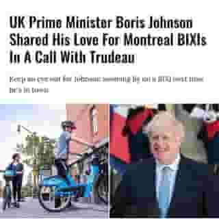 Discussing a move to develop greener technology in his country, Johnson explained how he helped to develop rental bike services when he was mayor of London by looking across the pond for inspiration. ⁠
⁠
*Click the link in @mtlblog bio for the full story! ⁠
⁠
📸: @biximtl & Frédéric Legrand via @dreamstime⁠
⁠
#bixi #biximtl #greentechnology #borisjohnson #montrealcity #montreallife