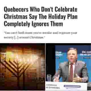 Quebec announced its plan for the holiday season on Thursday. While many Quebecers likely rejoiced at the news that they'll be able to celebrate Christmas with loved ones this year, the plan — centred around December 24, 25, 26 and 27 — does not account for religious and ethnic minorities in the province.⁠
⁠
*Click the link in @mtlblog bio for the full story! ⁠
⁠
📸: @chabadoldmontreal & @francoislegault.pm⁠
⁠
#mtlnews #legault #quebecnews⁠
