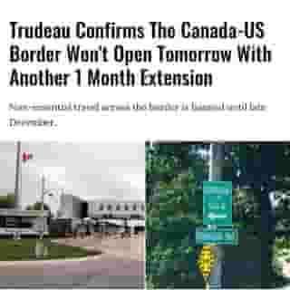 The Canada-US border closure will be staying in place for a little while longer because there's been an extension for another month. ⁠
⁠
*Click the link in @mtlblog bio for the full story! 👈⁠
⁠
📸: @canborder & Ken Lund via @flickr⁠
⁠
#canadaborder #canadianborder #borderclosure #travelrestriction