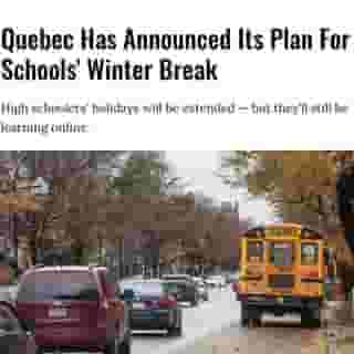 Premier François Legault announced today that winter break will not be extended for Quebec elementary school students — however, secondary school students should expect to learn online until January 11.⁠
⁠
*Click the link in @mtlblog bio for the full story! ⁠
⁠
📸: Jerome Cid via @dreamstime⁠
⁠
#quebecschools #quebecnews #covidnews⁠
⁠
