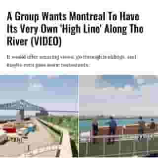A group that advocates for residents' access to their river is proposing a High Line-like structure in Montreal to better connect the Centre-Sud area and give Montrealers sweeping views of the city, heritage sites, river, and islands.⁠
⁠
*Click the link in @mtlblog bio for the full story! ⁠
⁠
📸: Courtesy of Les AmiEs du courant Sainte-Marie⁠
⁠
#urbanliving #design #mtldesign #cities #saintmarie⁠
