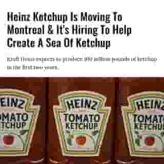 Over 100 million pounds of Heinz Ketchup will be produced over two years at the facility. ⁠
⁠
*Click the link in @mtlblog bio for the full story! ⁠
⁠
📸: Deanpictures via @dreamstime⁠
⁠
#montreality #mtlmoments #montrealcity #montreallife #montréal #heinz #montrealjob
