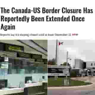 According to a new report from CBC News, travel restrictions between the two countries are set to be extended for the eighth time.⁠
⁠
*Click the link in @mtlblog bio for the full story! 👈⁠
⁠
📸: @canborder⁠
⁠
#canadaborder #borderclosure #travelrestrictions #canadianborder #breakingnews #canadanews