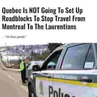 Those who were worried about encountering roadblocks between Quebec's regions need not worry, according to Premier François Legault. ⁠
⁠
*Click the link in @mtlblog bio for the full story! ⁠
⁠
📸: @sureteduquebec⁠
⁠
#quebecnews #montrealnews #sureteduquebec #montreal #mtl #quebec