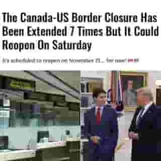 With the current restrictions set to end on November 21, there has been no word as to whether it will be extended once again.⁠
⁠
*Click the link in @mtlblog bio for the full story! 👈⁠
⁠
📸: @canborder & @justinpjtrudeau⁠
⁠
#canadaborder #borderclosure #canadiantravel #travelcanada #caborder
