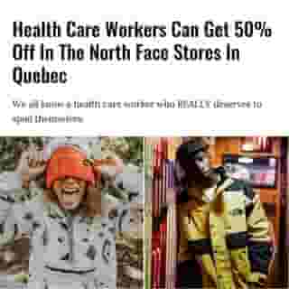 Since the beginning of the pandemic in Canada, several companies have offered various promotions to workers in essential services. This time, it's all health care professionals who get a major discount at The North Face, to make sure they're well equipped this winter. ⁠
⁠
*Click the link in @mtlblog bio for the full story! ⁠
⁠
📸: @thenorthface⁠
⁠
#montreal #mtl #northface #heathcare #healthcareworkers #essentialworkers⁠
