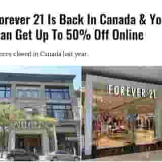 Forever 21 is announcing its "grand Canadian re-opening" after closing all stores in Canada last year! But this time, it's all online. 🛍️⁠
⁠
*Click the link in @mtlblog bio for the full story! ⁠
⁠
📸: Jeangagnon via @wikicommons & Phillip Pessar via @flickr⁠
⁠
#forever21 #retailnews #canadanews #f21 #shopping #holidayshopping⁠
