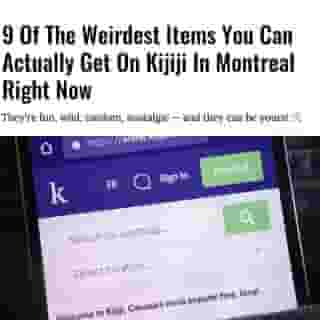 We've rounded up nine of the weirdest, kitschiest and most obscure items you can find on Kijiji in Montreal right now.⁠
⁠
*Click the link in @mtlblog bio for the full story! ⁠
⁠
📸: Piotr Swat via @dreamstime⁠
⁠
#kijiji #kijijimontreal #montrealsale #montrealforsale #montreal #mtlsale⁠

