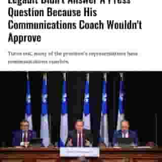 "My communications coach would suggest not answering this hypothetical question."⁠
⁠
*Click the link in @mtlblog bio for the full story! ⁠
⁠
📸: @francoislegault.pm