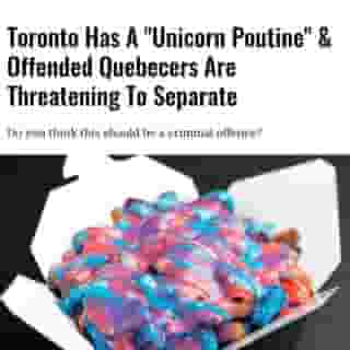 Naturally, people were less than pleased about this unholy creation. The restaurant describes poutine that "will send your tastebuds into a magical place, making you believe that miracles can happen." ⁠
⁠
*Click the link in @mtlblog bio for the full story! ⁠
⁠
📸: @enchanted.poutinerie⁠
⁠
#poutine #fries #foodie #gravy #cheesecurds #frenchfries #quebec #quebecois