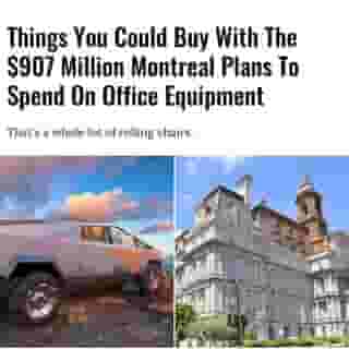 Montreal's municipal government released its budget for 2021 today, and it includes a 10-year vision for the city rather than the typical three. ⁠
⁠
While the majority of funds are set to be spent on things like buildings and parks, the city projects that 4.9% of its 10-year investment budget — a total of $907 million — will go toward.... drum roll please... office furniture and equipment.⁠
⁠
*Click the link in @mtlblog bio for the full story! ⁠
⁠
📸: Jiawangkun & Mariusz Burcz via @dreamstime