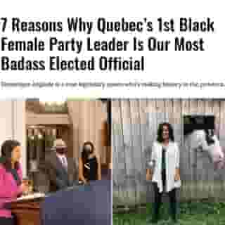 You may not have heard about Dominique Anglade, Quebec's bubbliest, most badass elected Member of the National Assembly (MNA) in the riding of Saint-Henri—Sainte-Anne in Montreal. ⁠
⁠
*Click the link in @mtlblog bio for the full story! ⁠
⁠
📸: @domanglade⁠
⁠
#montrealnews #montreal #quebecnews #quebec⁠
