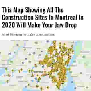 The city of Montreal has a website where they keep track of all the construction sites on island, but at this point it may be easier to have map of the streets that AREN'T under construction. 😅⁠
⁠
*Click the link in @mtlblog bio for the full story! ⁠
⁠
📸: @ville.montreal⁠
⁠
#mtl #montreal #quebec #mtlconstruction⁠
