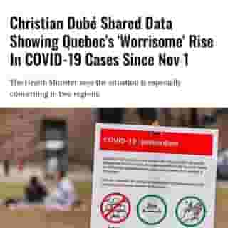 Quebec's Health Minister Christian Dubé took to social networks on Sunday afternoon to inform the public that we're seeing an "upward trend" in COVID-19 cases in Quebec right now, expressing particular concern for two regions in the province.⁠
⁠
*Click the link in @mtlblog bio for the full story! ⁠
⁠
📸: Marc Bruxelle via @dreamstime⁠
⁠
#quebec #covidquebec #mtlnews #mtlnouvelles⁠
