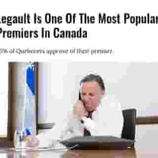 Despite criticism of his government's François Legault remains one of the most popular premiers in Canada, according to a poll by the Angus Reid Institute.⁠
⁠
*Click the link in @mtlblog bio for the full story! ⁠
⁠
📸: @francoislegault.pm⁠
⁠
#quebec #legault #premier #canada⁠
