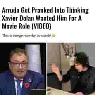 The radio host — as Dolan — pitched several pandemic-themed titles for a potential film to Arruda, like 2020: A Social Distancing Odyssey and Saturday Night Fever.⁠
⁠
*Click the link in @mtlblog bio for the full story! ⁠
⁠
📸: National Assembly of Quebec & @energie943⁠
⁠
#mtl #montreal #xavierdolan #horacioarruda #prank⁠
