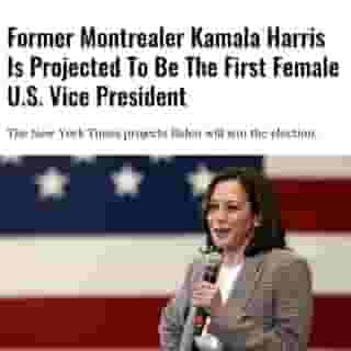 BREAKING: Current California senator and former Montrealer Kamala Harris is projected to become the first female U.S. vice president. ⁠
⁠
*Click the link in @mtlblog bio for the full story! ⁠
⁠
📸: @kamalaharris⁠
⁠
#election #kamala #kamalaharris #uselection #biden 