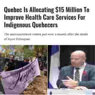 The provincial government is allocating $15 million to improve the quality of health care services for Indigenous Quebecers, Minister of Indigenous affairs Ian Lafrenière and Health Minister Christian Dubé announced in a press conference on November 6.⁠
⁠
*Click the link in @mtlblog bio for the full story! ⁠
⁠
📸: @mtlblog & Christian Dubé via @facebook⁠
⁠
#quebecnews #christiandube #montreal #mtl