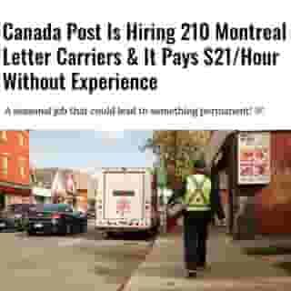 Letter carrier / Delivery Agent employment is on-call and temporary, but it is possible to advance within the company to become a full-time employee. Several benefits are also available.⁠
⁠
*Click the link in @mtlblog bio for the full story! ⁠
⁠
📸: Colin Temple via @dreamstime⁠
⁠
#montrealjob #mtljob #canadapost⁠
