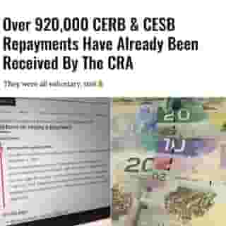 In an email confirmation to Narcity, the Canada Revenue Agency (CRA) confirmed that over 900,000 voluntary payments had been received via the government’s “My Account” service.⁠
⁠
*Click the link in @mtlblog bio for the full story! 👈⁠
⁠
📸: @narcitycanada & Nikola Bilic via @dreamstime⁠
⁠
#covid #covid19 #covidbenefit #cra #canadanews