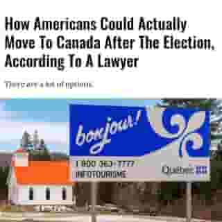 "The most important thing to keep in mind is that nothing is quick and easy for these people who want to move to Canada," said Daniel Levy of the Montreal-based immigration law firm Campbell Cohen.⁠
⁠
*Click the link in @mtlblog bio for the full story! ⁠
⁠
📸: Marc Bruxelle via @dreamstime⁠
⁠
#movetocanada #election2020 #presidentialelection #canadanews