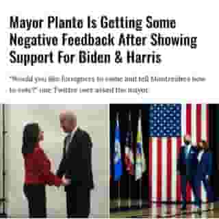 The Mayor of Montreal, Valérie Plante, sent her best wishes to Joe Biden and Kamala Harris regarding the 2020 U.S. election last night. But, based on the responses her tweet has been getting, some people aren't happy that she chose to comment on American politics.⁠
⁠
*Click the link in @mtlblog bio for the full story! ⁠
⁠
📸: @val_plante & @joebiden⁠
⁠
#valerieplante #joebiden #election2020 #kamalaharris⁠

