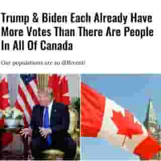 So, more people have voted for each candidate than there are people in our country. 🤯⁠
⁠
*Click the link in @mtlblog bio for the full story! ⁠
⁠
📸: @justinpjtrudeau & Jason Hafso via @unsplash⁠
⁠
#canada #canadausa #elections #electionnight #2020