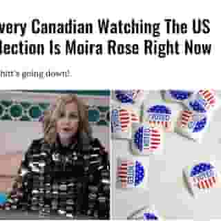 The day has come and we're getting by with some Canadian humour. With the U.S. election, Canada is watching closely and the Schitt's Creek reactions are so on point. Moira Rose is basically all of us.⁠
⁠
*Click the link in @mtlblog bio for the full story! ⁠
⁠
📸: SchittsCreek via @twitter & Element5 Digital via @unsplash⁠
⁠
#canada #asacanadian #uselection #electionnight⁠
