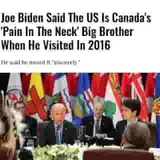 Family isn't always perfect, and that was a sentiment brought up in a speech during Joe Biden's Canada visit all the way back in 2016. There, he gave a speech that touched on the relationship between both countries, noting that it isn't always perfect, but that Canada and the United States are like family.⁠
⁠
*Click the link in @mtlblog bio for the full story! ⁠
⁠
📸: U.S. Embassy & Consulates in Canada⁠
⁠
#canada #canadausa #trump #biden #election⁠
