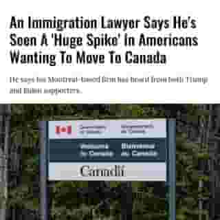 It has begun.⁠
⁠
*Click the link in @mtlblog bio for the full story! ⁠
⁠
📸: Kelly Vandellen via @dreamstime⁠
⁠
#canada #immigration #canada #usa #movetocanada