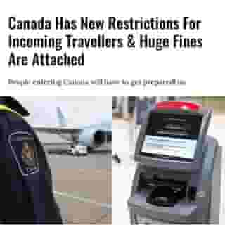 Per a news release issued Monday, the Government of Canada has introduced new obligatory requirements for anybody entering the country.⁠
⁠
*Click the link in @mtlblog bio for the full story! 👈⁠
⁠
📸: @canborder & @aircanada⁠
⁠
#canadaborder #travelrequirement #canborder #aircanada #covid #covid19 #covidtravel