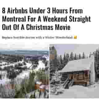 These eight Airbnbs near Montreal are the perfect places to book if you're looking for a little treasure to spend a magical weekend this winter.⁠
⁠
*Click the link in @mtlblog bio for the full story! ⁠
⁠
📸: @airbnb⁠
⁠
#quebecairbnb #airbnb #quebecrental #cabinrental ⁠
