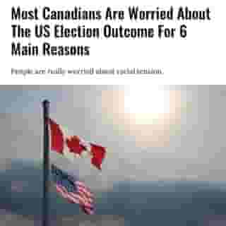 With the election close on the horizon for our neighbours to the South, many Canadians have been left to wonder about the U.S. election's impact on Canada. In fact, according to new survey data from Leger360, 75% of Canadians say that are worried about the outcome.⁠
⁠
*Click the link in @mtlblog bio for the full story! 👈⁠
⁠
📸: Vergil Kanne via @dreamstime⁠
⁠
#canada #election2020 #joebiden #donaldtrump
