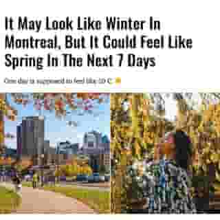 If 2020 has taught us anything, it's that the weather in our city cannot make up its damn mind.⁠
⁠
*Click the link in @mtlblog bio for the full story! ⁠
⁠
📸: Marc Bruxelle via @dreamstime & Tristan Billet via @unsplash⁠
⁠
#montrealweather #montreal #canadianweather #mtlsnow #montrealwinter