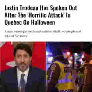 Soon after a man was arrested in Quebec City, Prime Minister Justin Trudeau spoke out about the “horrific attack” that occurred on Halloween night.⁠
⁠
*Click the link in @mtlblog bio for the full story.⁠
⁠
📸: @cpac_tv & @sureteduquebec⁠
⁠
#mtl #quebec #qcnews #qcnouvelles #qcattack #canadanews #halloween2020