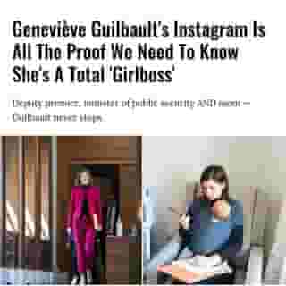 The term “girlboss,” despite its connotation, doesn’t only refer to a certain brand of female entrepreneurs. By juggling the roles of mother, Minister of Public Security and Deputy Premier, Geneviève Guilbault’s Instagram shows that she is indeed a girlboss — a major one, in fact. ⁠
⁠
*Click the link in @mtlblog bio for the full story! ⁠
⁠
📸: @genevieve.guilbault⁠
⁠
#genevieveguilbault #quebec #girlboss 