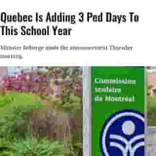 In a press release, the ministry explains that the days were added "in order to promote students' academic success in the context of the pandemic."⁠
⁠
*Click the link in @mtlblog bio for the full story! ⁠
⁠
📸: Marc Bruxelle via @dreamstime⁠
⁠
#quebecschool #quebecschools #montrealschools⁠
