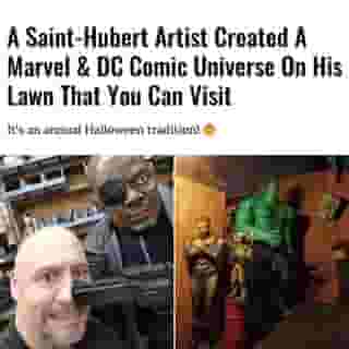 If you venture to 1745, rue Balmoral in Saint-Hubert — just a 20-minute drive from downtown Montreal — you'll notice that your favourite superheroes have come to life on the lawn, just in time for Halloween.⁠
⁠
*Click the link in @mtlblog bio for the full story! ⁠
⁠
📸: Maxime Duval⁠
⁠
#mtl #montreal #halloween #marvel #dc #mtlhalloween⁠
