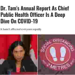 The CPHO Annual Report is put out each year about the state of public health in Canada with different overarching topics. Last year it was about addressing stigma and this year it's about an equitable approach to COVID-19.⁠
⁠
*Click the link in @mtlblog bio for the full story! 👈⁠
⁠
📸: @cpac_tv & Belinda Fewings via @unsplash⁠
⁠
#drtam #theresatam #covid #covid19 #covid19canada #canadanews #coronavirus