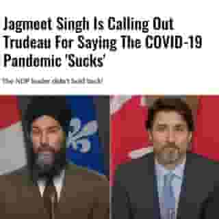 During a press conference on October 27, Justin Trudeau admitted that the pandemic “sucks,” after he was asked about COVID-19 fatigue in Canada. Although the PM shared a pretty emotional anecdote during his response, it seems Jagmeet Singh is not buying it.⁠
⁠
*Click the link in @mtlblog bio for the full story! 👈⁠
⁠
📸: @cpac_tv⁠
⁠
#jagmeetsingh #justintrudeau #covid #covid19 #coronavirus #ndp #canadaliberalparty