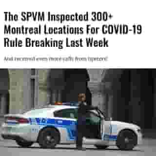 The Service de police de la Ville de Montréal (SPVM) released its weekly Twitter update on infractions related to COVID-19 — and the data shows that the police conducted hundreds of inspections over the past week.⁠
⁠
*Click the link in @narcitycanada bio for the full story! 👈⁠
⁠
📸: Meunierd via @dreamstime⁠
⁠
#mtl #montreal #spvm #covid #covid19 #coronavirus #covidviolations #lockdown #redalert