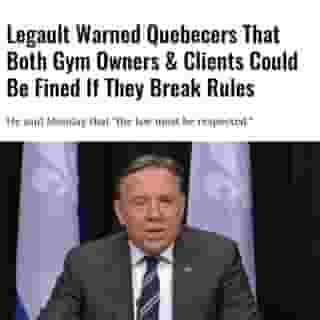 Some gyms have said they plan on opening anyway.⁠
⁠
*Click the link in @mtlblog bio for the full story! ⁠
⁠
📸: @francoislegault.pm⁠