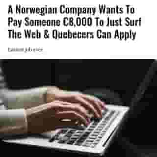 The Norwegian web browser company, Opera, is looking for someone to spend two weeks surfing the internet as normal — and they'll pay you €8,000 to do it... making it pretty much the easiest gig in existence.⁠
⁠
Click the link in @mtlblog bio for the full story! ⁠
⁠
📸: Kaitlyn Baker via @unsplash⁠
⁠
#montreal #mtl #mtljobs #mtlnews #jobhunt #quebec⁠
⁠
