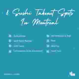 It's o-fish-ally takeout season! 🍣 Here's 8 sushi takeout spots in Montreal for the days you just can't make your own food.⁠
⁠
Click the link in @mtlblog bio for the full list! ⁠
⁠
