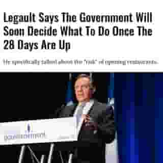 At a press conference on Thursday, Premier François Legault said that the government still needs a few days to make a decision about what will happen after October 28, the date originally set as the end for some red zone restrictions.⁠
⁠
*Click the link in @mtlblog bio for the full story! ⁠
⁠
📸: @francoislegault.pm⁠
