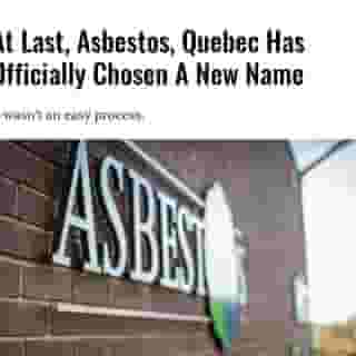 The city had to scrap the first set of name options, which included Jeffrey and Apalone, a local species of turtle, after public backlash.⁠
⁠
Click the link in @mtlblog bio for the full story! ⁠
⁠
📸: Ville d'Asbestos via @facebook⁠
⁠
#asbestosquebec #quebecnews