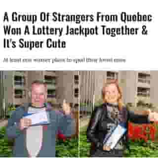 A group of strangers from Quebec's Outaouais region have won a $5,000,000 Lotto 6/49 jackpot together with a group-play ticket in the September 30 draw. ⁠
⁠
Click the link in @mtlblog bio for the full story! ⁠
⁠
📸: @lotoquebec_officiel⁠
⁠
#mtl #montreal #lotto #lotoquebec #lottery⁠
⁠
⁠
